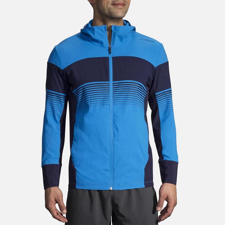 Brooks Canopy - Mens Running Jackets - Blue (27039HVWY)